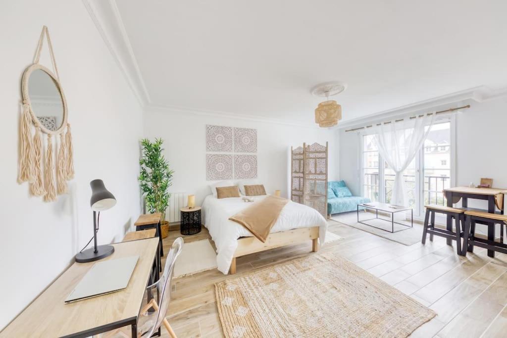 Studio Vue Direct Sur Le Port De Cergy, Parking Prive Gratuit Екстериор снимка